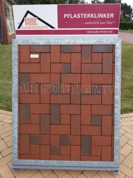 Recker-bunt 180x118/60x60x52 дел. на 6 частей, ABC мозаика тротуарная клинкерная (Реккер-бунт)