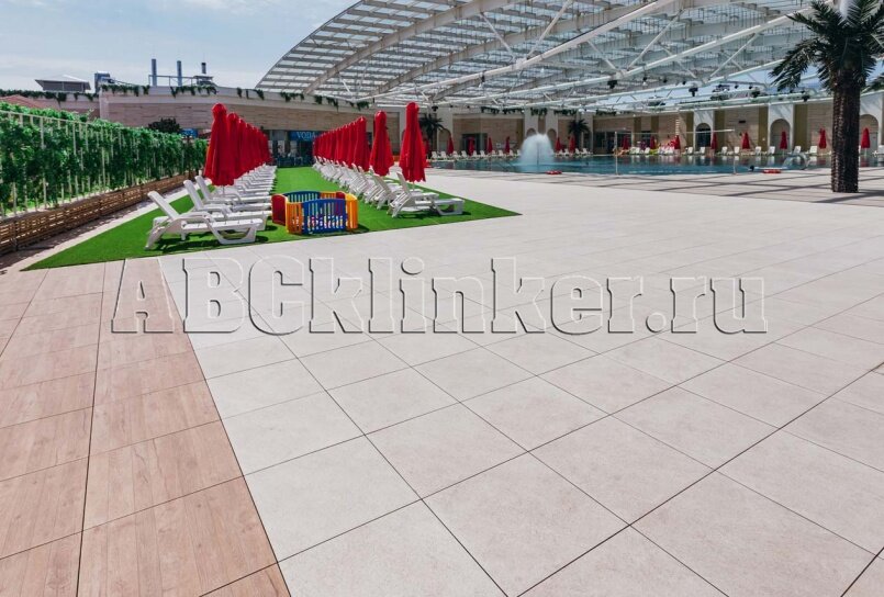 Cliff Bianco Lastra 20mm, 600х600х20мм белая тротуарная плитка крупноформатная, керамогранитная