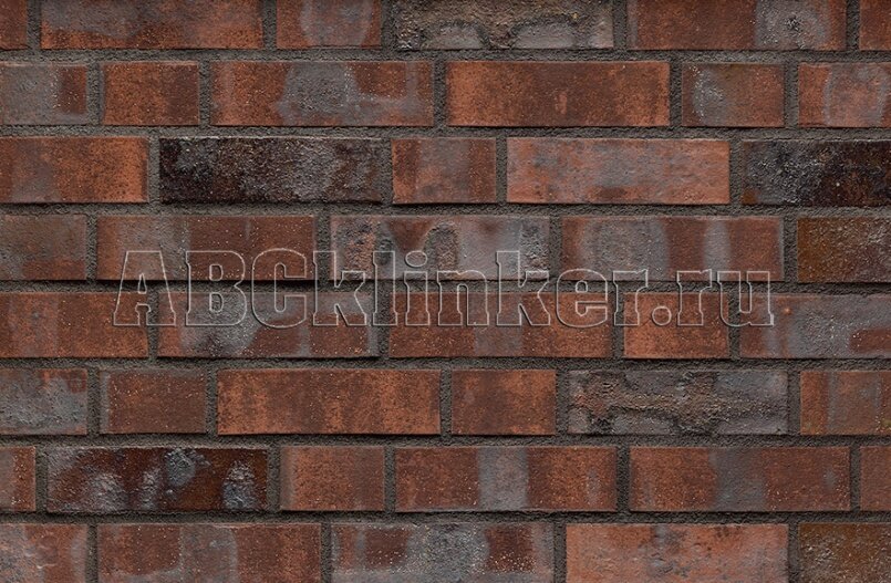 101875 Wittenburg Kohlebrand mit Sinterschmolz glatt, NF 240x55x71 мм, ABC кирпич клинкерный облицовочный