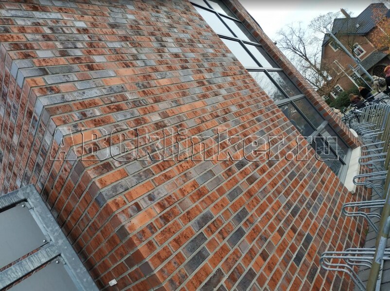 101875 Wittenburg Kohlebrand mit Sinterschmolz glatt, NF 240x55x71 мм, ABC кирпич клинкерный облицовочный